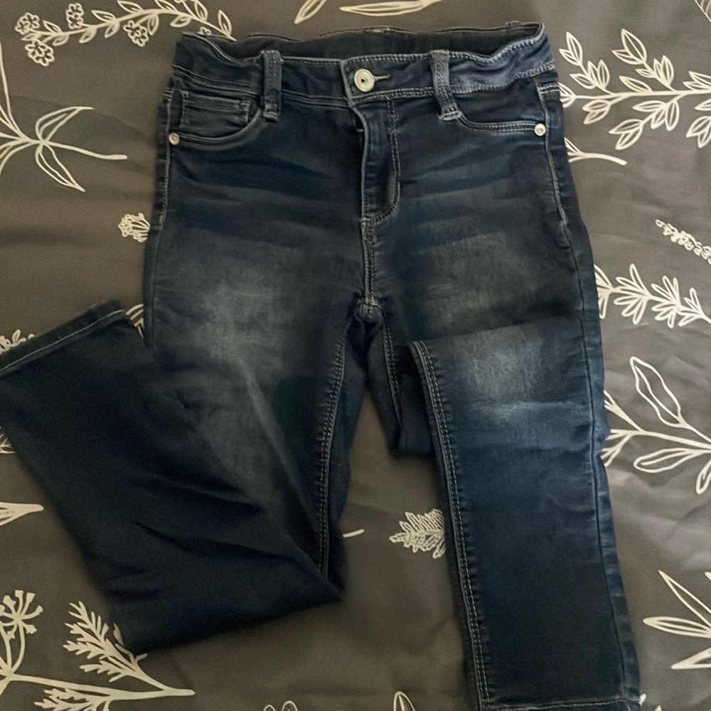 Long denim pants for girls Size S (6/6x) used like new